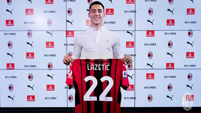 AC Milan datangkan striker muda, Marko Lazetic