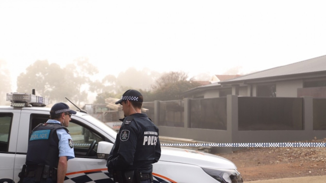 Jumlah polisi di Canberra terus menurun dari tahun ke tahun namun warga merasa lebih aman. (ABC News: Jake Evans)