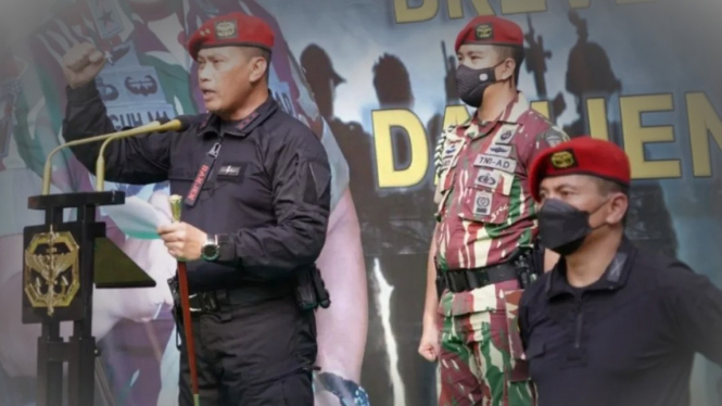 VIVA Militer: Komandan Jenderal Kopassus TNI, Mayjen TNI Teguh Muji Angkasa.