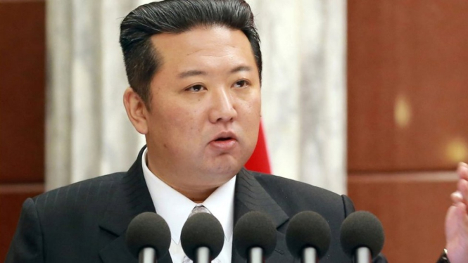 Kim Jongun. KCNA via Reuters. 