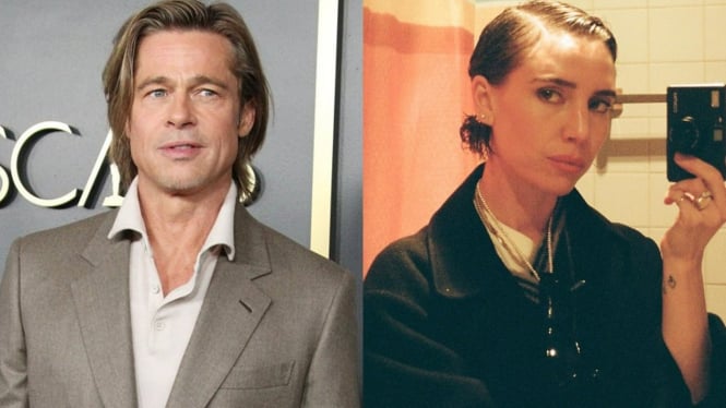 Brad Pitt dan penyanyi Swedia, Lykke Li.