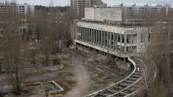 VIVA Militer: Bangunan terbengkalai di Pripyat, dekat Chernobyl