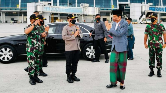 Presiden Joko Widodo kunjungan kerja ke Kalimantan.