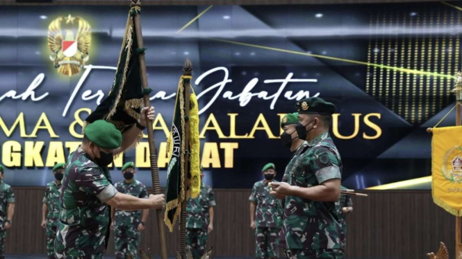 Selain Pangkostrad, KSAD Lantik Mayjen TNI Widi Jadi Danjen Kopassus