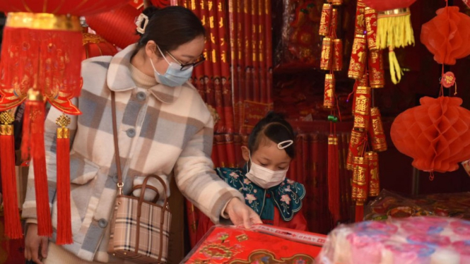 merintah China meminta masyarakat untuk merayakan Tahun Baru Imlek di domisili masing-masing . Getty Images via BBC Indonesia