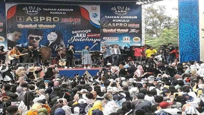 Konser musik di obyek wisata Taman Anggur Subang, dikecam netizen