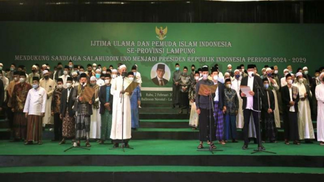 Ijtima Ulama di Lampung dukung Sandiaga Uno maju Pilpres 2024