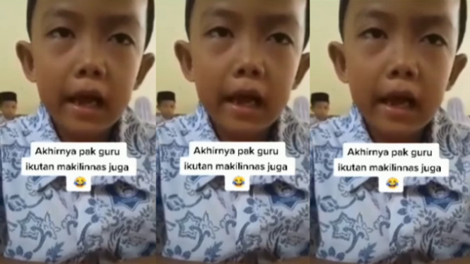 Viral Siswa Belajar Baca Surat Annas Bikin Guru Tertawa