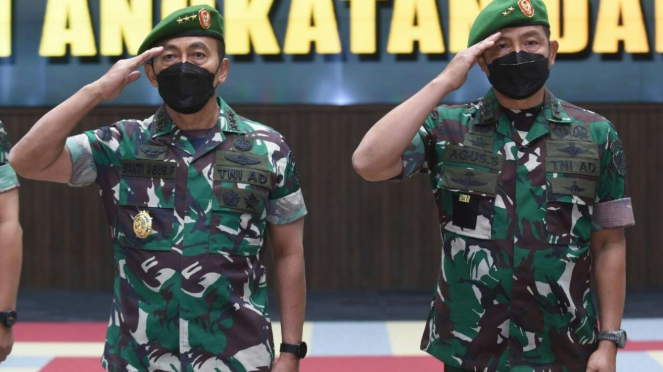 Jenderal Dudung Lantik Mayjen TNI Agus Subiyanto Jadi Wakasad