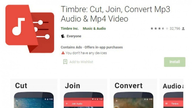Aplikasi Timbre