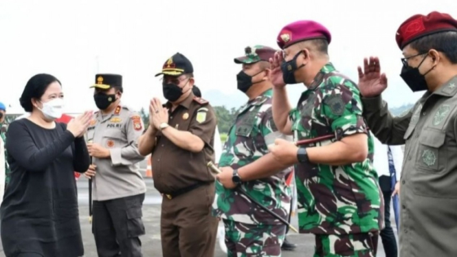 VIVA Militer: Danlantamal VIII sambut kedatangan Ketua DPR RI di Manado