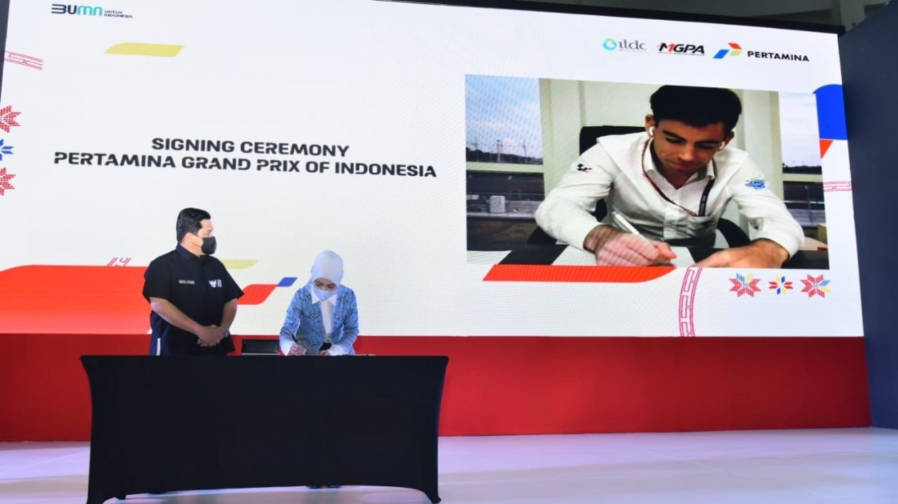 Foto Sah! Ajang MotoGP Mandalika Disebut Pertamina Grand Prix Of ...