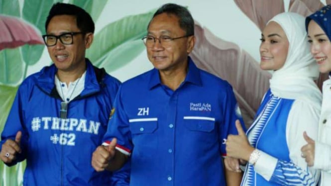 Ketua Umum PAN, Zulkifli Hasan, blusukan ke Jawa Tengah didampingi Eko Patrio.