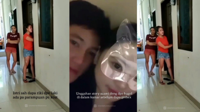 Viral Istri Datangi Suami Di Kamar Kos Pelakor