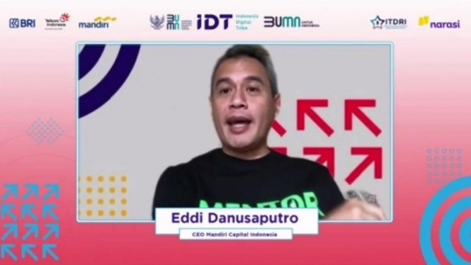 Pemaparan materi dalam program Indonesian Digital Trade (IDT)