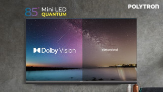 Pengalaman Menonton yang Sempurna, Polytron Hadirkan Mini LED 85 Inch