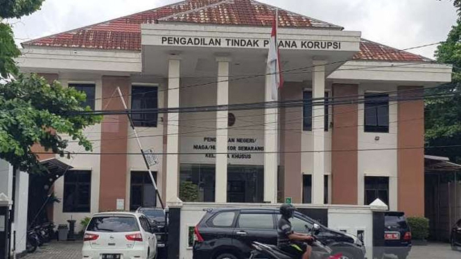 Halaman muka Gedung Pengadilan Tindak Pidana Korupsi Semarang