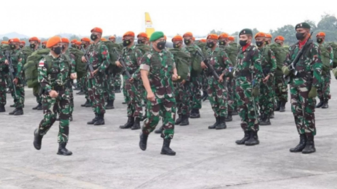 VIVA Militer: Pangdam Cenderawasih lepas Satgas Kopasgat dari Tanah Papua