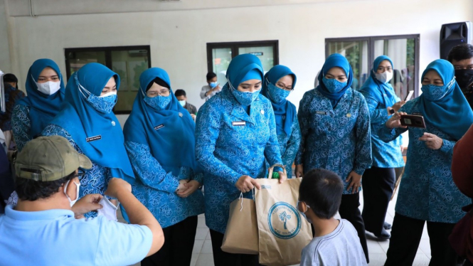 TP PKK Pusat berkolaborasi dengan TP PKK daerah gelar vaksinasi anak di Jakarta
