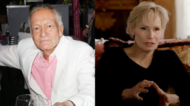 Hugh Hefner dan Sondra Theodore.