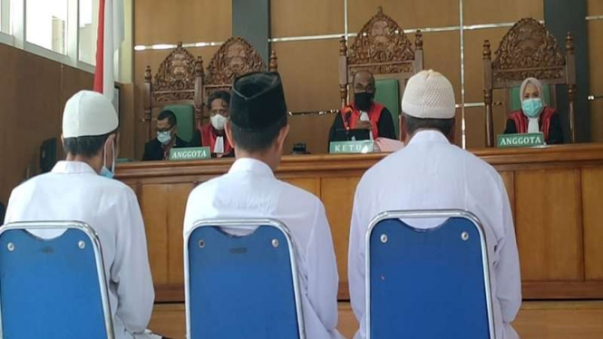 Sidang perdana tiga jenderal NII di PN Garut