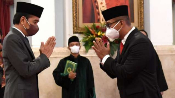 Andi Widjajanto Dilantik Oleh Presiden Jokowi Sebagai Gubernur Lemhanas