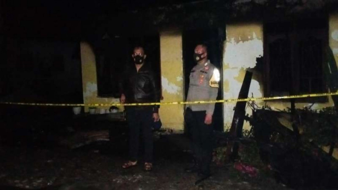 Rumah Terbakar di Kabupaten Paluta, Sumatera Utara