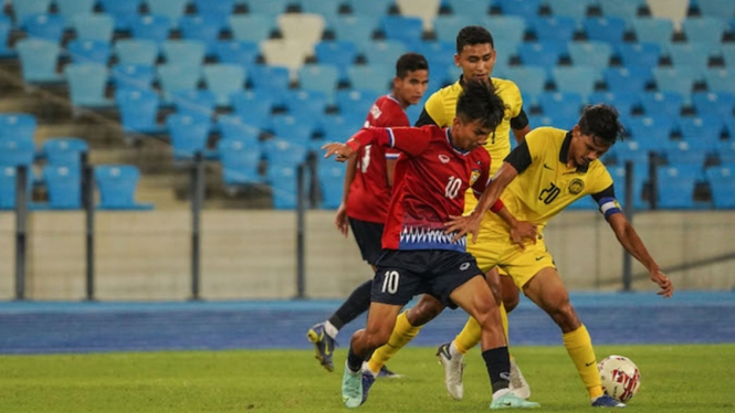 Timnas Laos lawan Malaysia di Piala AFF U-23 2022