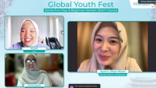 Ayana Jihye Moon di acara Global Youth Fest