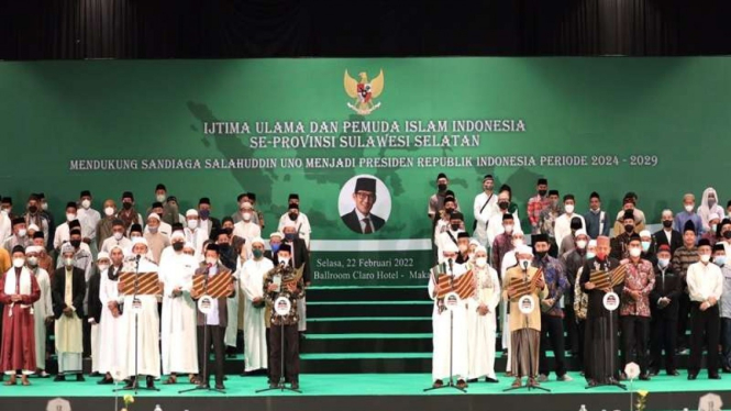 Ijtima ulama dan pemuda islam di Sulsel dukung Sandiaga Uno jadi Capres 2024