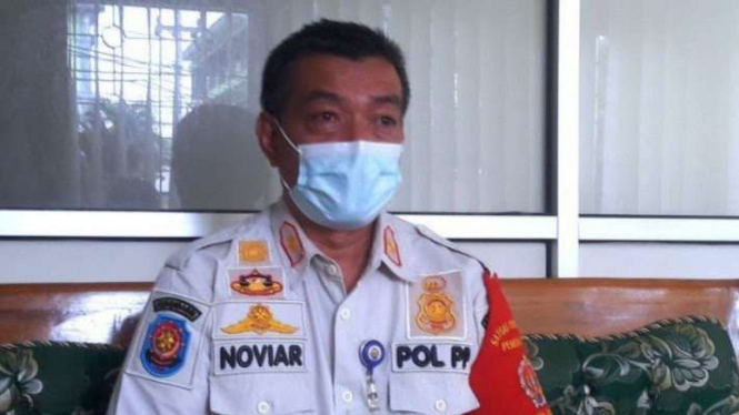 Kepala Satuan Polisi Pamong Praja (Satpol PP) Daerah Istimewa Yogyakarta Noviar Rahmad.