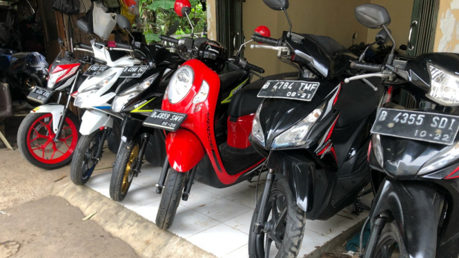 Showroom motor bekas di Jakarta Selatan