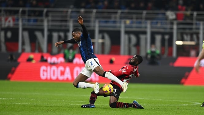 AC Milan vs Inter Milan di Coppa Italia 2021/2022
