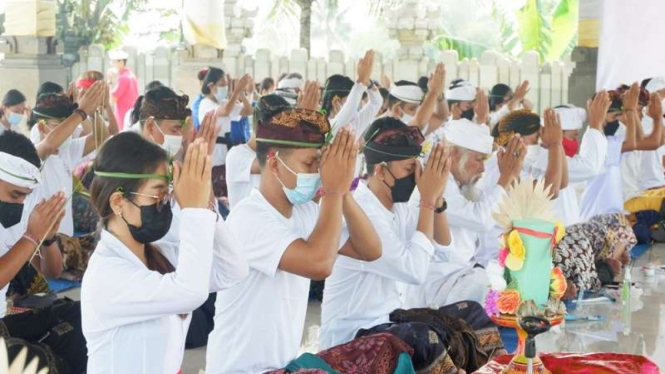Ilustrasi perayaan Nyepi