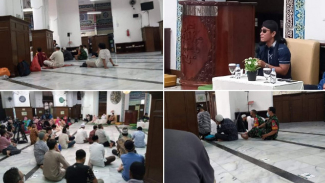 Viral Foto-foto Pengajian Gus Miftah Sepi Jemaah di Masjid Cut Meutia, Jakarta Pusat