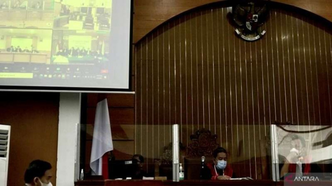 Sidang kasus pembunuhan laskar FPI di Pengadilan Negeri Jakarta Selatan