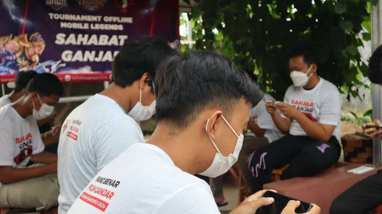 Foto Cara Relawan Galang Dukungan Generasi Z Untuk Ganjar Di Tanah Borneo