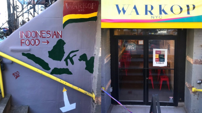 Penampakan Warkop Indomie di New York City