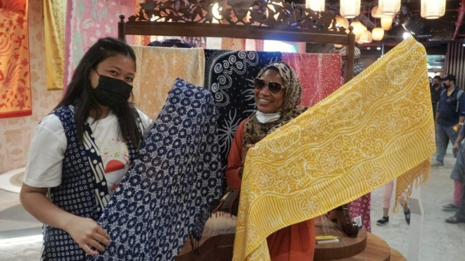 Batik Tulis Nitik dipamerkan di Expo 2020 Dubai