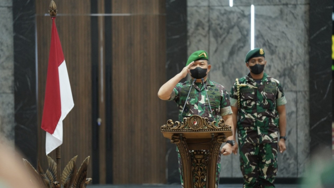 VIVA Militer: KSAD Jenderal TNI Dudung Abdurachman pimpin Sertijab Pangdam I/BB 