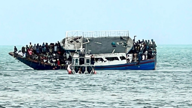 Kapal pengangkut ratusan migran Haiti kandas di Florida.
