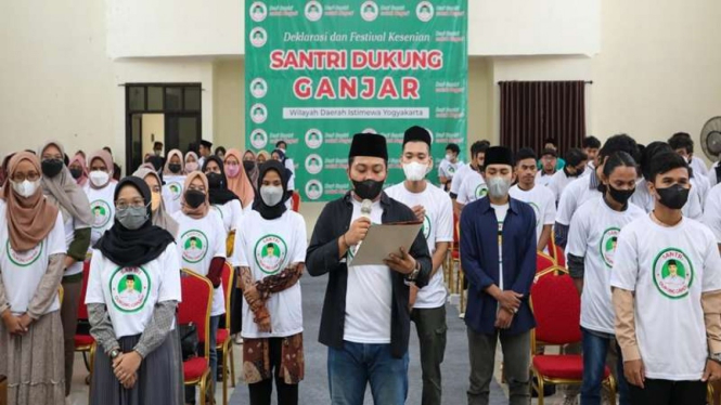 Ratusan santri dan alumni pesantren DIY dukung Ganjar Pranowo jadi capres 2024