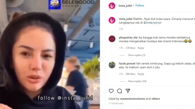 Nikita Mirzani sindir brand Indonesia yang ke Paris.