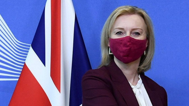 Menteri luar negeri Inggris, Liz Truss.