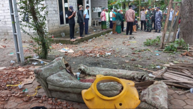 Lokasi bentrokan kelompok perguruan silat di Banyuwangi. Satu orang tewas