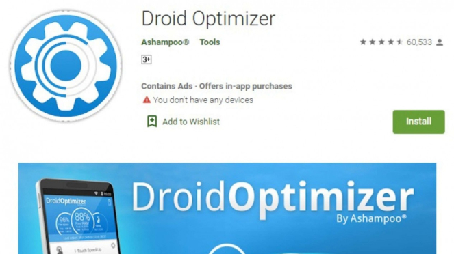 Aplikasi Droid Optimizer