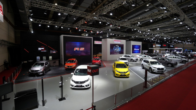 Booth Honda di Jakarta Auto Week 2022