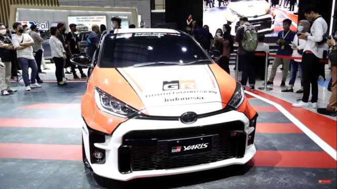 Toyota GR Yaris dipamerkan di Jakarta Auto Week 2022