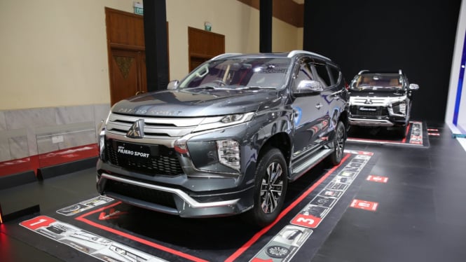Mitsubishi Pajero Sport di Jakarta Auto Week 2022.