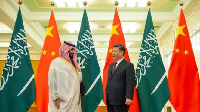 Pangeran Saudi Mohammad bin Salman (MBS) bertemu Presiden Xi Jinping di Beijing